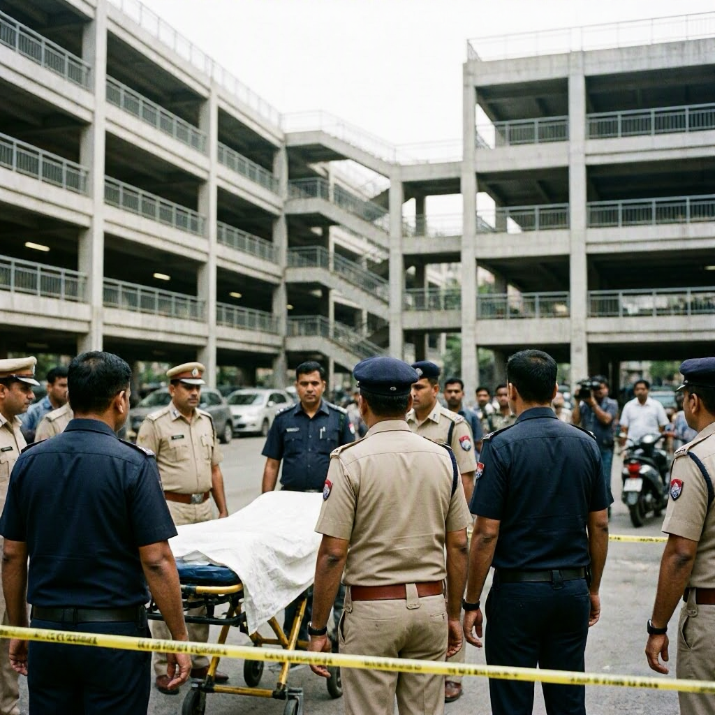 Tragic Incident: Wife of Retired IAF Officer Dies After Jumping in Noida Parking Structure