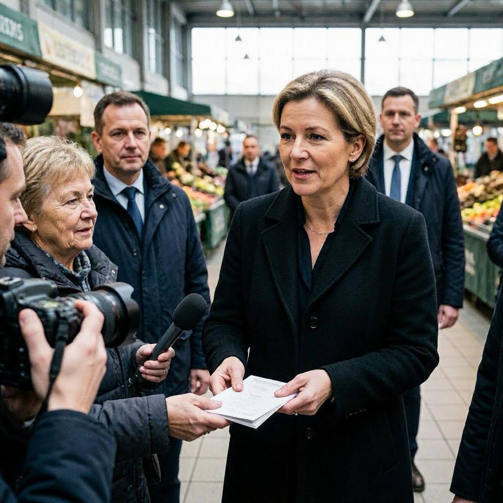 Wirtschaftssenatorin Giffey präsentiert ihre Lieblingsrezepte als Geschenk