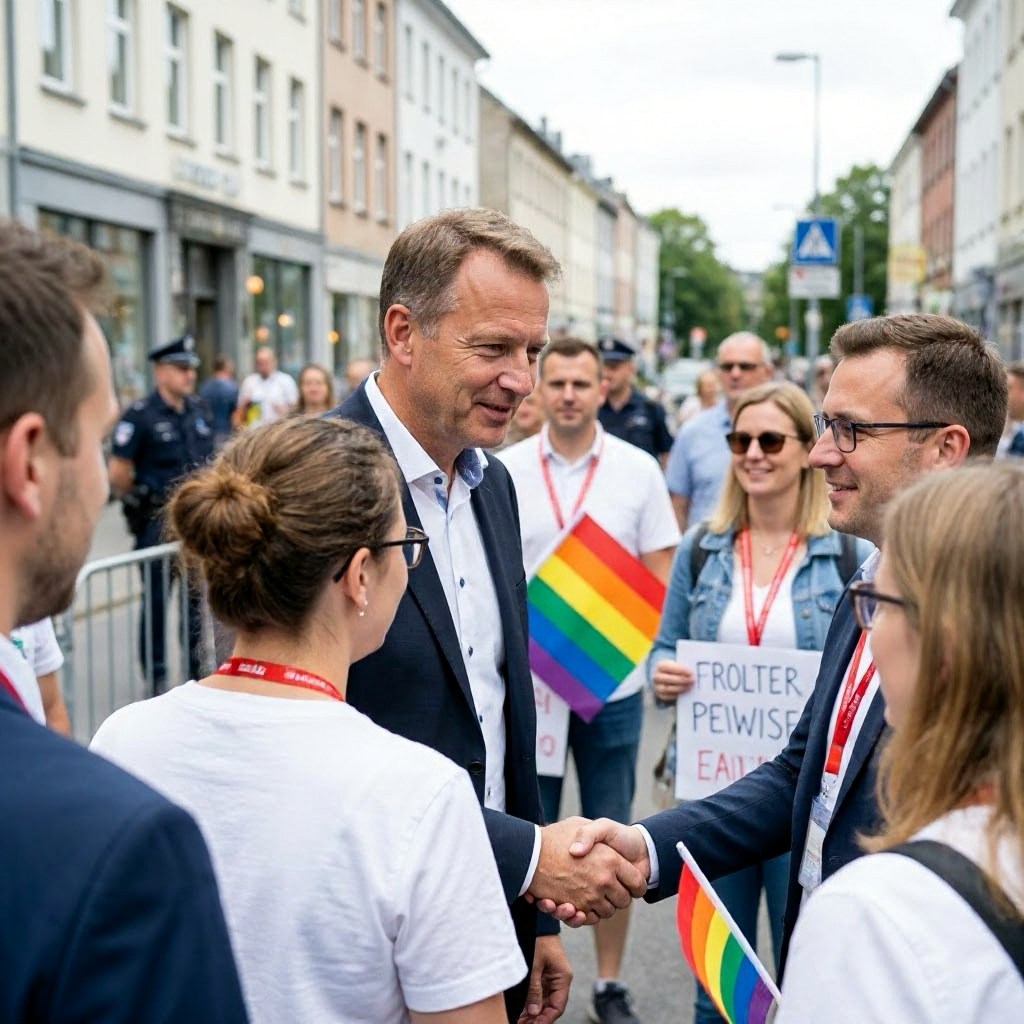Woidke zollt Respekt vor CSD-Teilnehmern in Cottbus