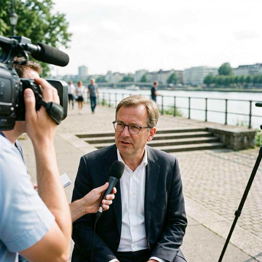 ZDF-Sommerinterview: Ein Hauch von Bonner Republik am Rheinufer