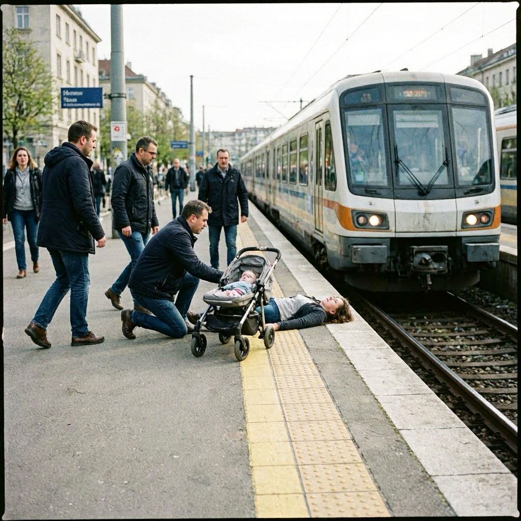 Zug erfasst Frau mit Kinderwagen – Tragischer Unfall in Leingarten