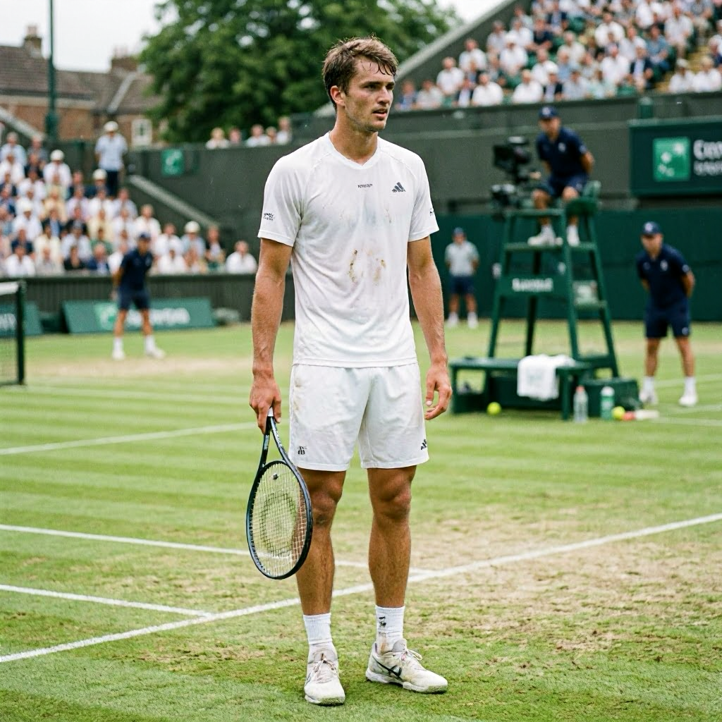 Zverev schafft es ins Wimbledon-Viertelfinale nach nervenaufreibendem Achtelfinale