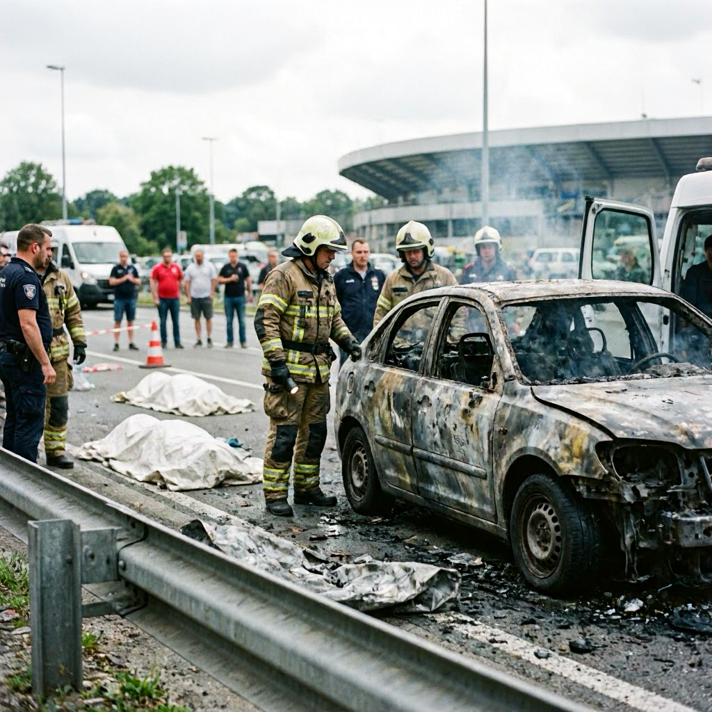 Zwei Tote bei schwerem Verkehrsunfall auf der Landesstraße 1165
